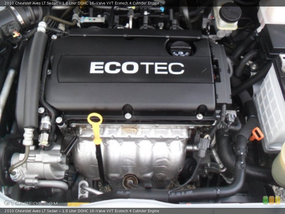 1.6 Liter DOHC 16-Valve VVT Ecotech 4 Cylinder Engine for the 2010 Chevrolet Aveo #60886590