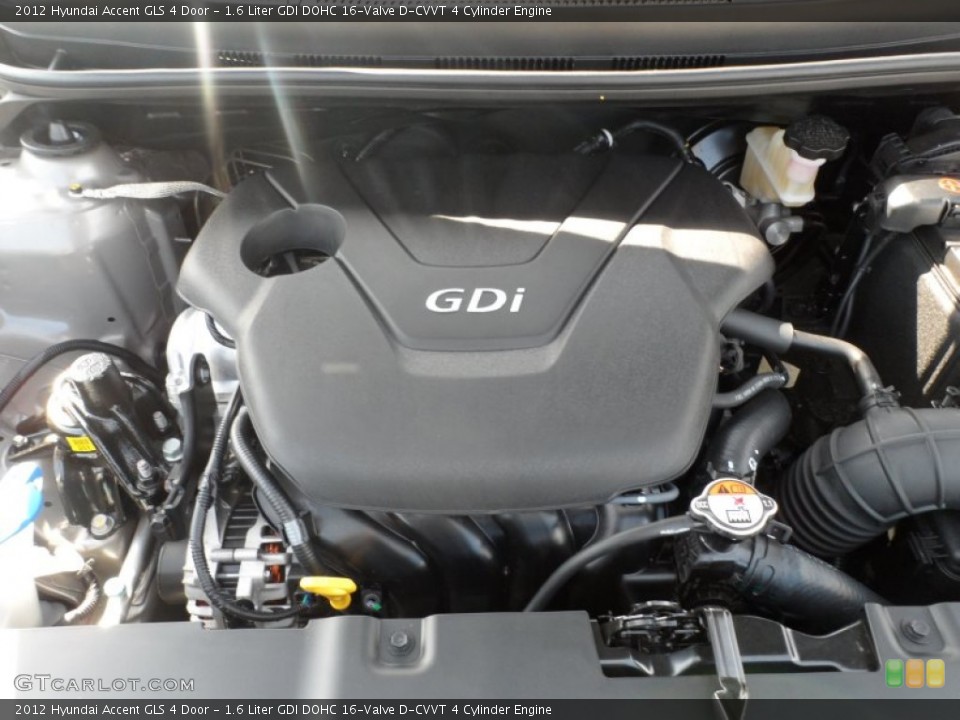 1.6 Liter GDI DOHC 16-Valve D-CVVT 4 Cylinder Engine for the 2012 Hyundai Accent #60894868
