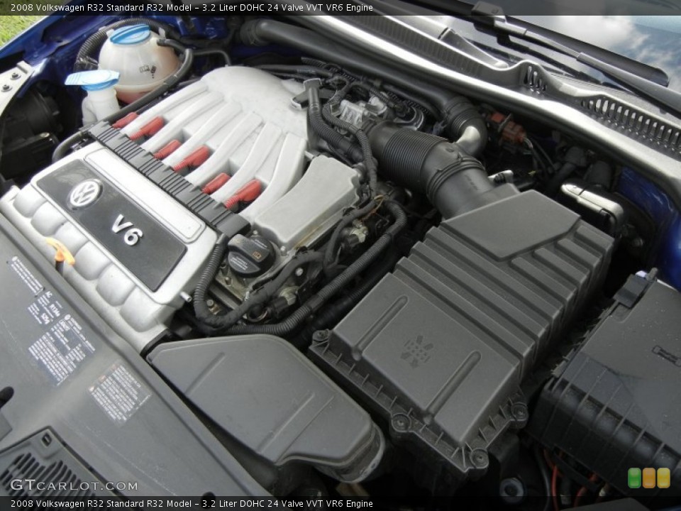 3.2 Liter DOHC 24 Valve VVT VR6 Engine for the 2008 Volkswagen R32 #60900946
