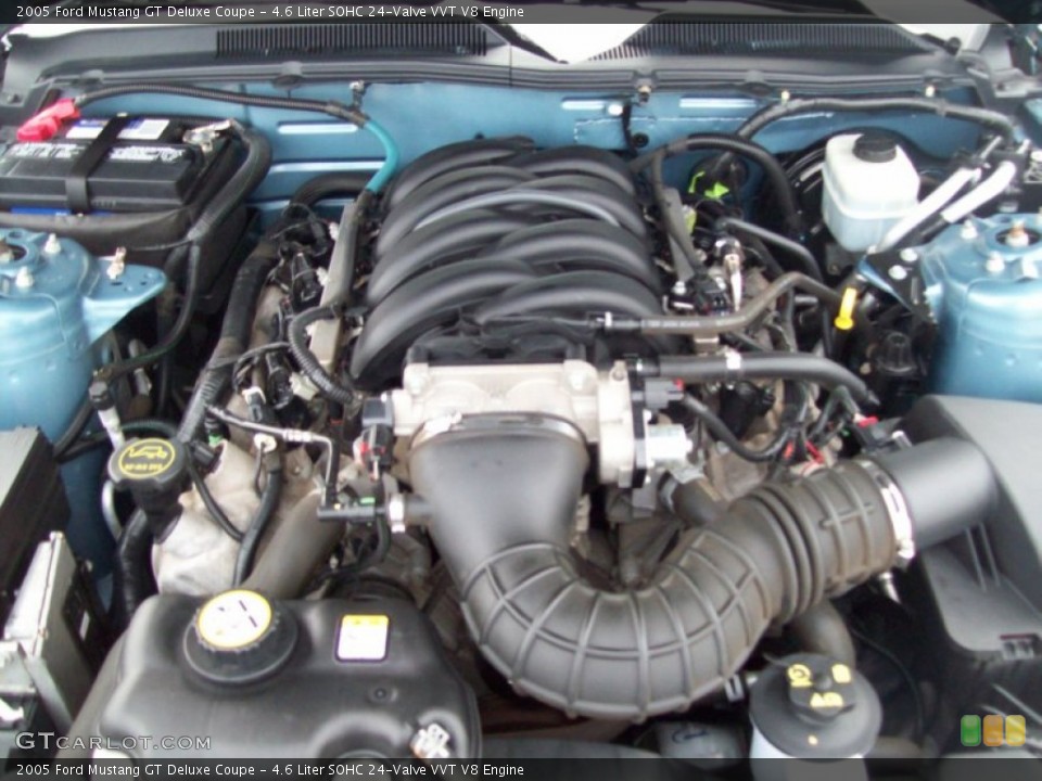 4.6 Liter SOHC 24-Valve VVT V8 2005 Ford Mustang Engine