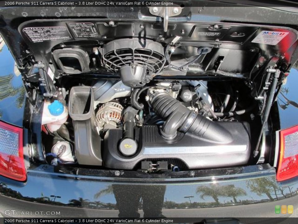 3.8 Liter DOHC 24V VarioCam Flat 6 Cylinder Engine for the 2006 Porsche 911 #60913322