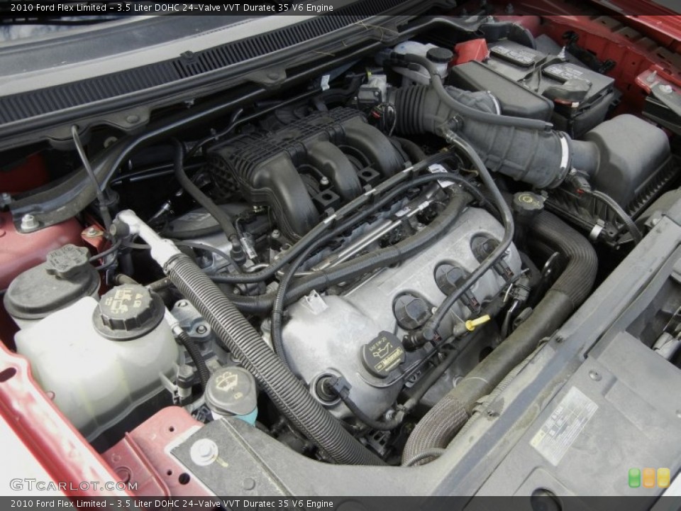 3.5 Liter DOHC 24-Valve VVT Duratec 35 V6 Engine for the 2010 Ford Flex #60952866