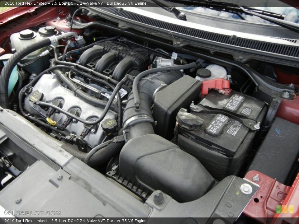 3.5 Liter DOHC 24-Valve VVT Duratec 35 V6 Engine for the 2010 Ford Flex #60952872