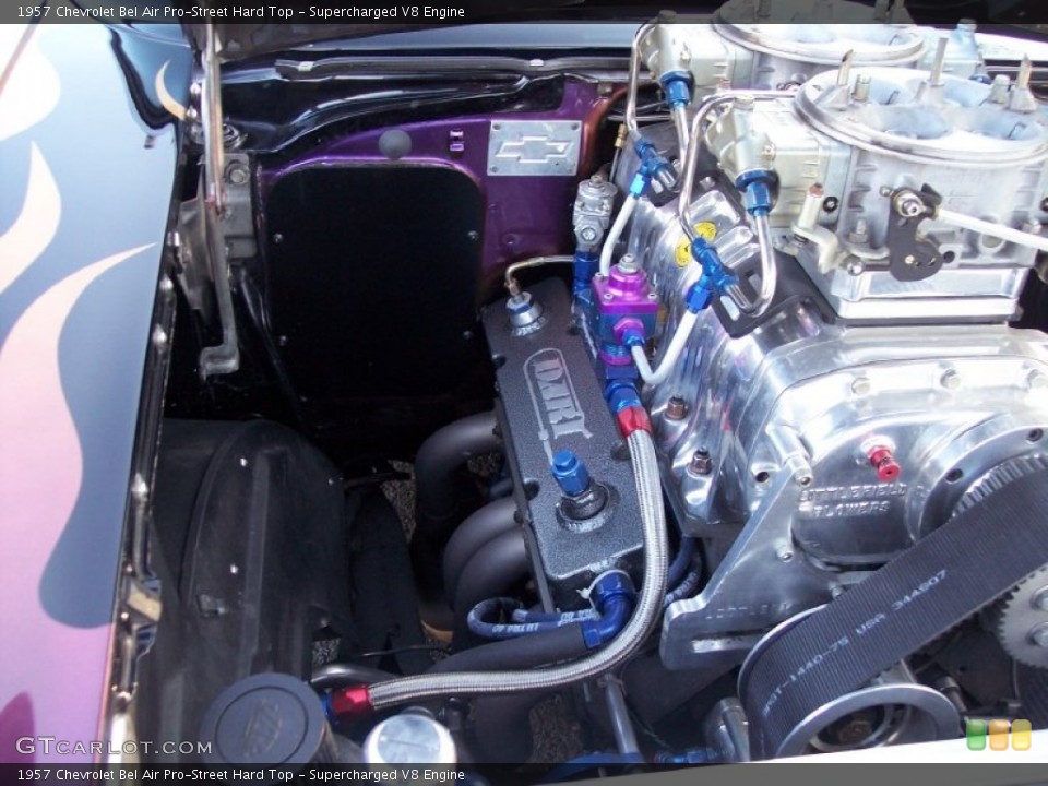 Supercharged V8 Engine for the 1957 Chevrolet Bel Air #60957126