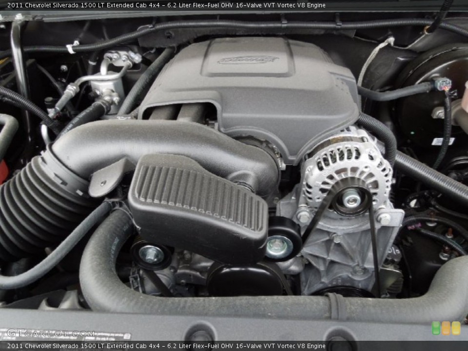 6.2 Liter Flex-Fuel OHV 16-Valve VVT Vortec V8 Engine for the 2011 Chevrolet Silverado 1500 #60964263