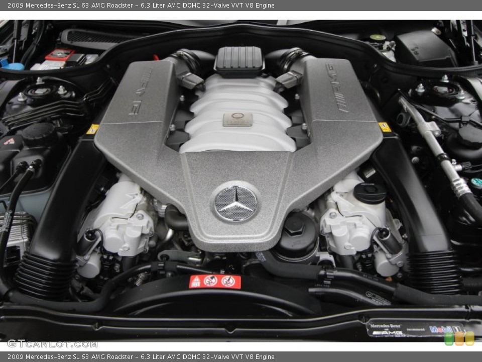 6.3 Liter AMG DOHC 32-Valve VVT V8 Engine for the 2009 Mercedes-Benz SL #60977632