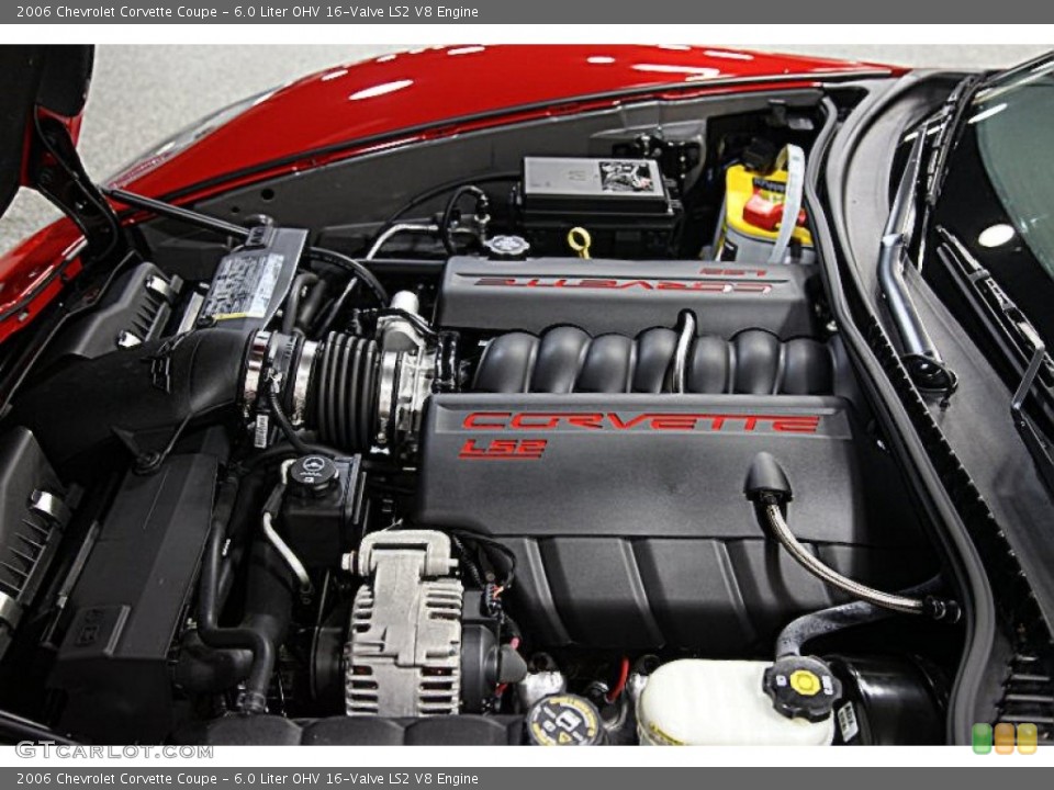 6.0 Liter OHV 16-Valve LS2 V8 Engine for the 2006 Chevrolet Corvette #60981406