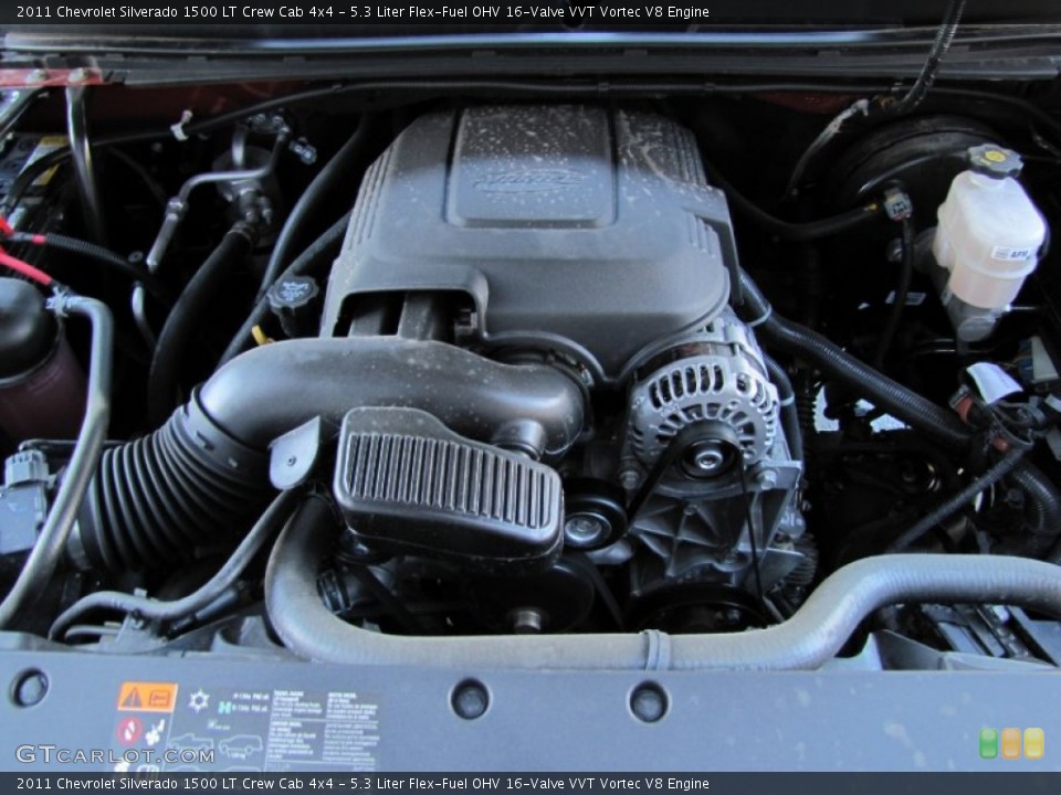 5.3 Liter Flex-Fuel OHV 16-Valve VVT Vortec V8 Engine for the 2011 Chevrolet Silverado 1500 #60983400