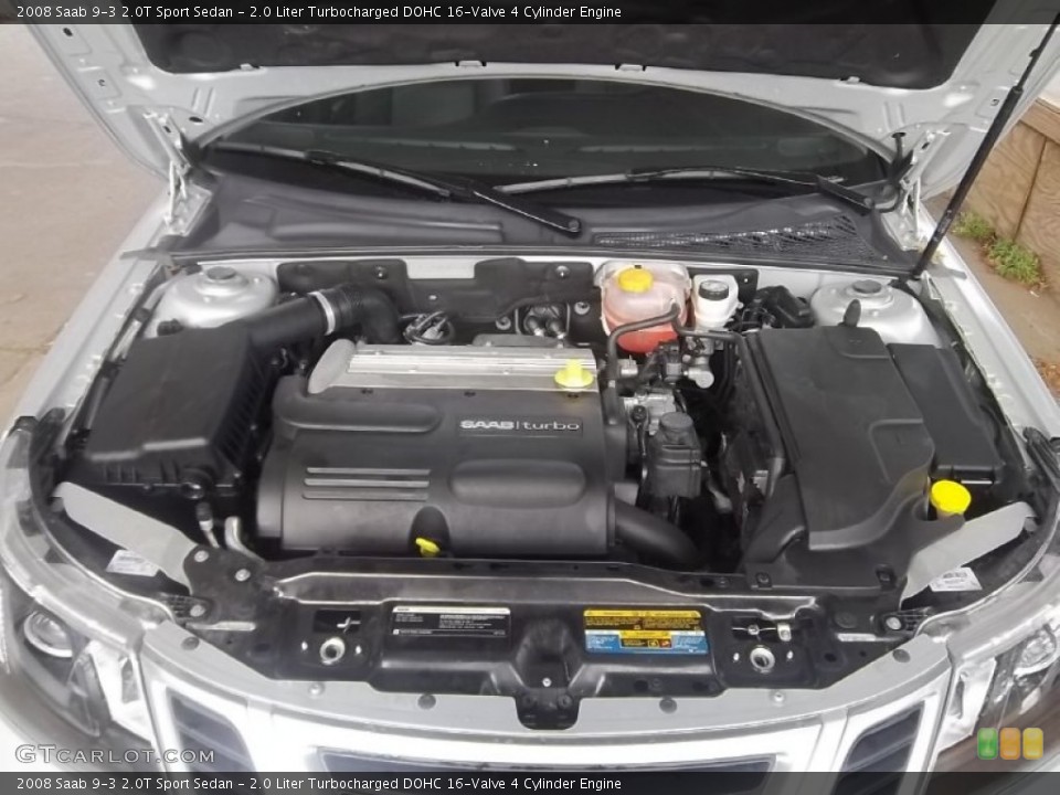 2.0 Liter Turbocharged DOHC 16-Valve 4 Cylinder Engine for the 2008 Saab 9-3 #60984820