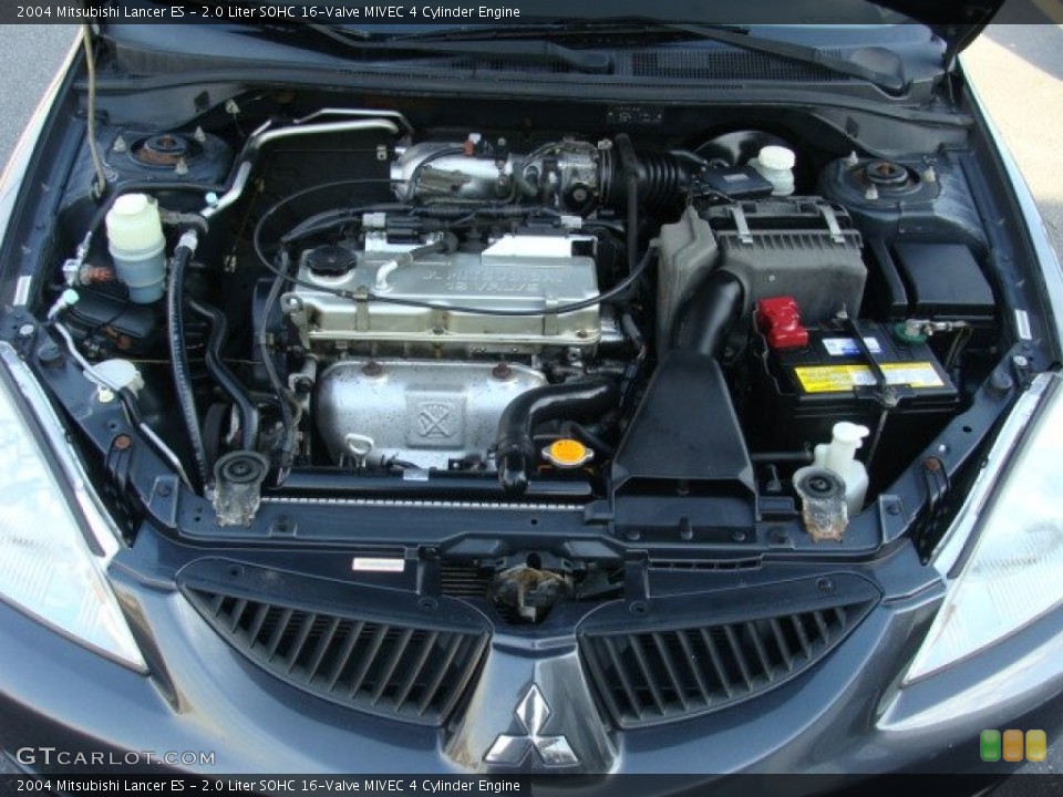 2.0 Liter SOHC 16-Valve MIVEC 4 Cylinder Engine for the 2004 Mitsubishi Lancer #60985915
