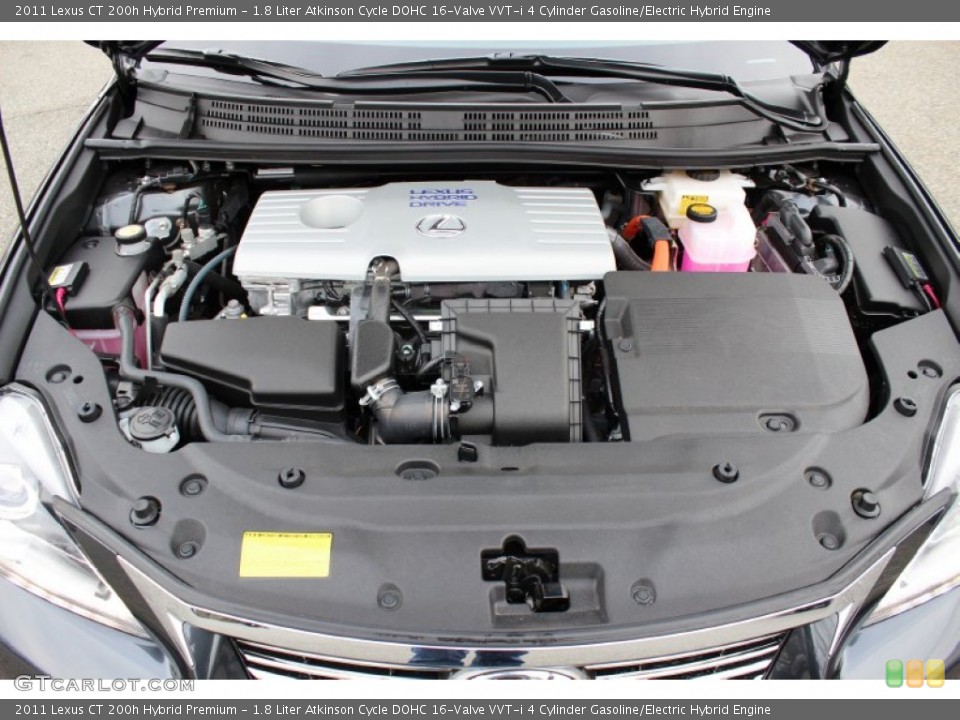 1.8 Liter Atkinson Cycle DOHC 16-Valve VVT-i 4 Cylinder Gasoline/Electric Hybrid Engine for the 2011 Lexus CT #60988297