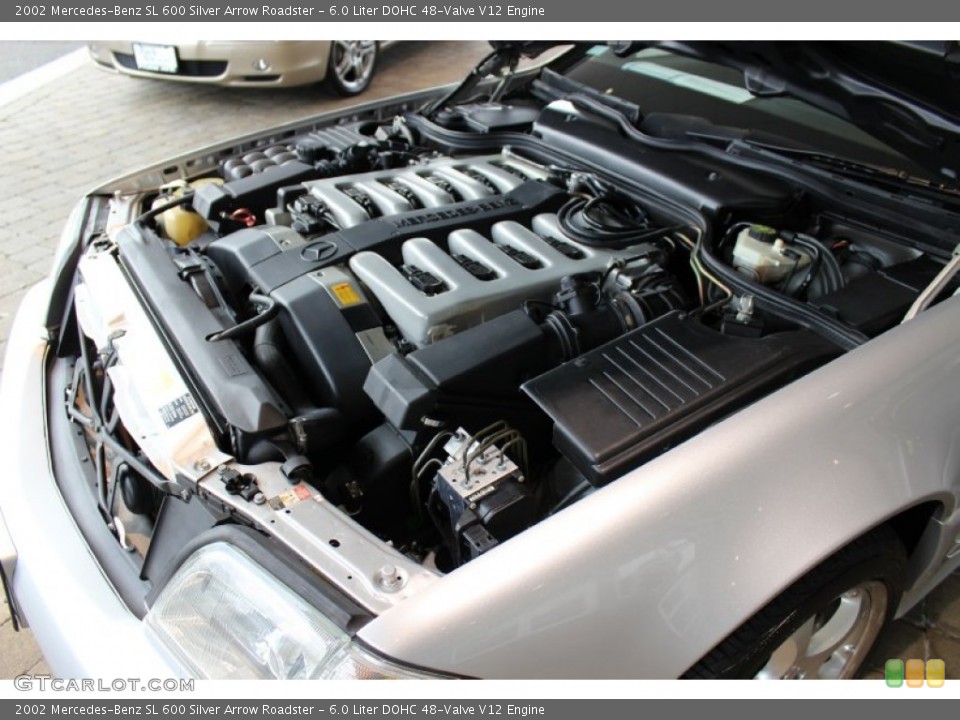 6.0 Liter DOHC 48-Valve V12 Engine for the 2002 Mercedes-Benz SL #60988789