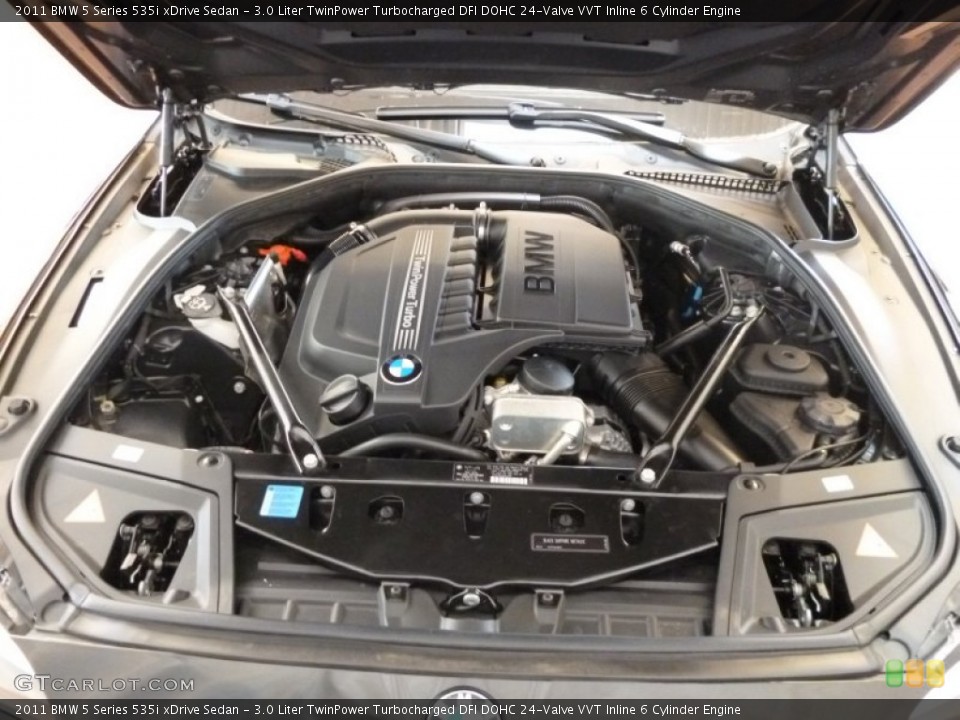 3.0 Liter TwinPower Turbocharged DFI DOHC 24-Valve VVT Inline 6 Cylinder Engine for the 2011 BMW 5 Series #60992149