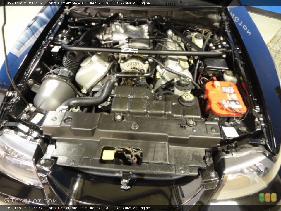 4.6 Liter SVT DOHC 32-Valve V8 Engine for the 1999 Ford Mustang #60997903