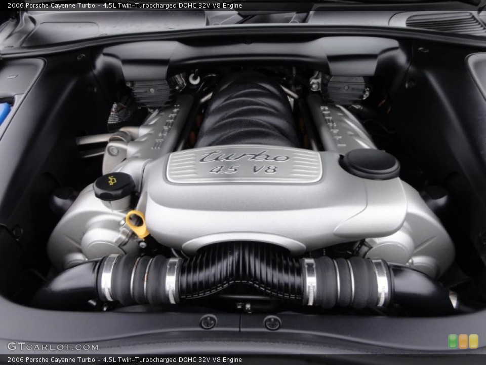 4.5L Twin-Turbocharged DOHC 32V V8 Engine for the 2006 Porsche Cayenne #61002064