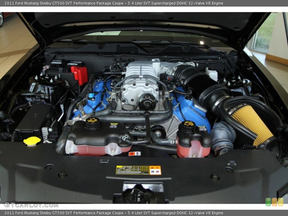 5.4 Liter SVT Supercharged DOHC 32-Valve V8 Engine for the 2011 Ford Mustang #61010914