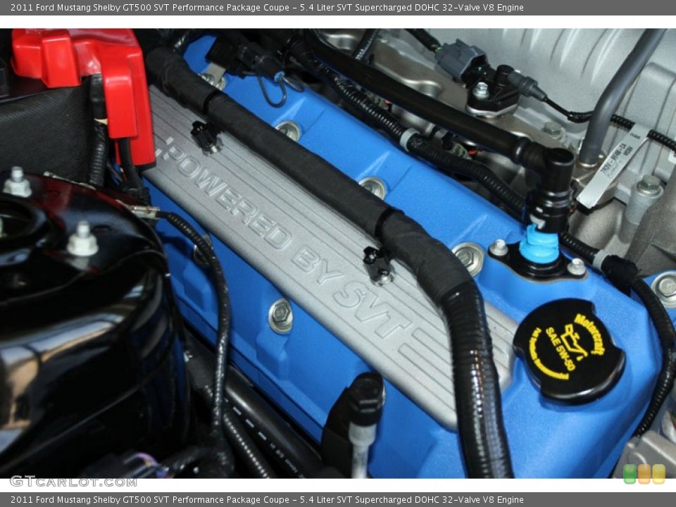 5.4 Liter SVT Supercharged DOHC 32-Valve V8 Engine for the 2011 Ford Mustang #61010923