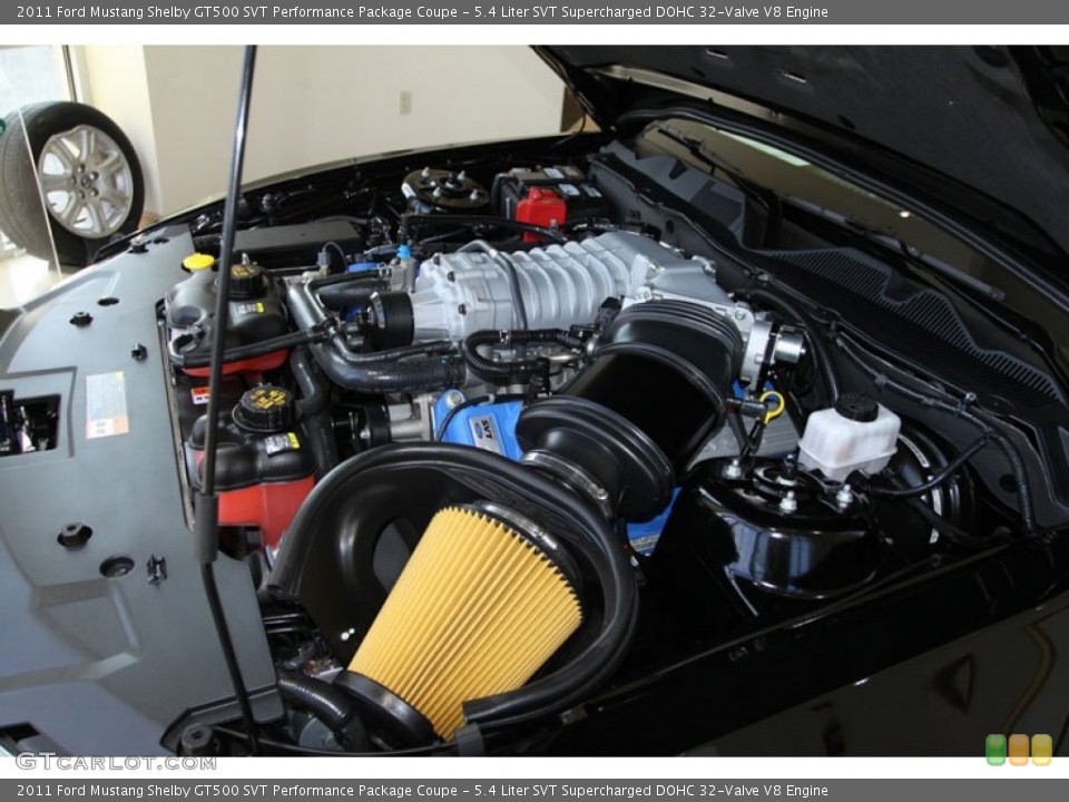 5.4 Liter SVT Supercharged DOHC 32-Valve V8 Engine for the 2011 Ford Mustang #61010948