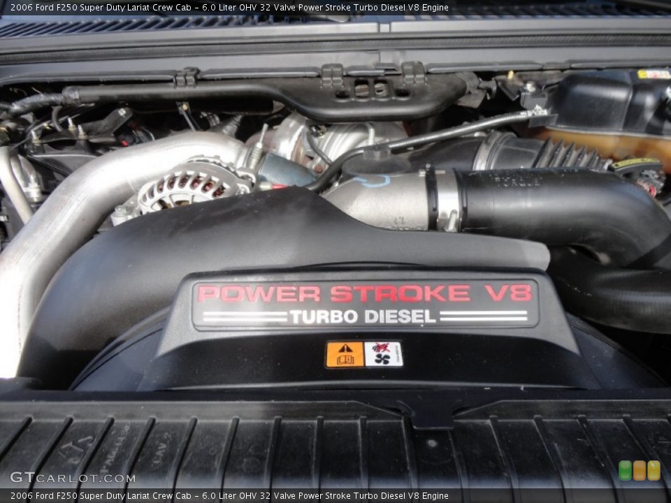 6.0 Liter OHV 32 Valve Power Stroke Turbo Diesel V8 Engine for the 2006 Ford F250 Super Duty #61012711