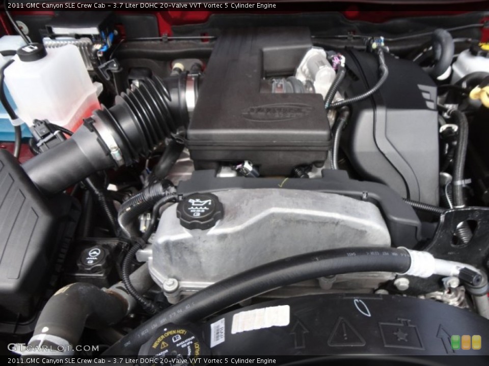 3.7 Liter DOHC 20-Valve VVT Vortec 5 Cylinder Engine for the 2011 GMC Canyon #61014421