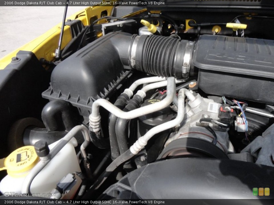 4.7 Liter High Output SOHC 16-Valve PowerTech V8 Engine for the 2006 Dodge Dakota #61014649