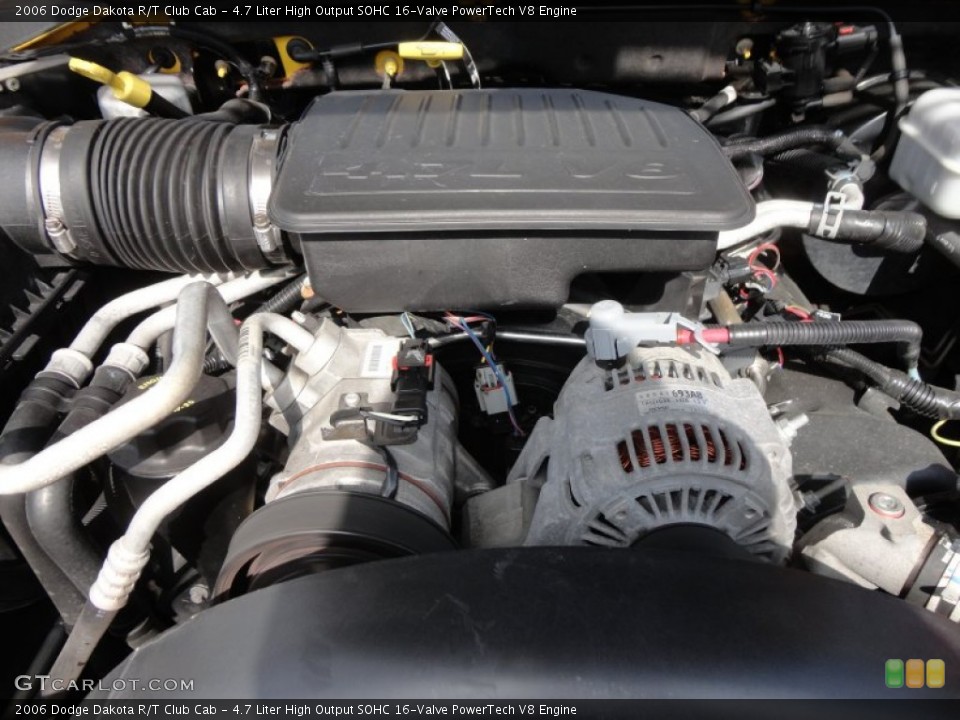 4.7 Liter High Output SOHC 16-Valve PowerTech V8 Engine for the 2006 Dodge Dakota #61014658