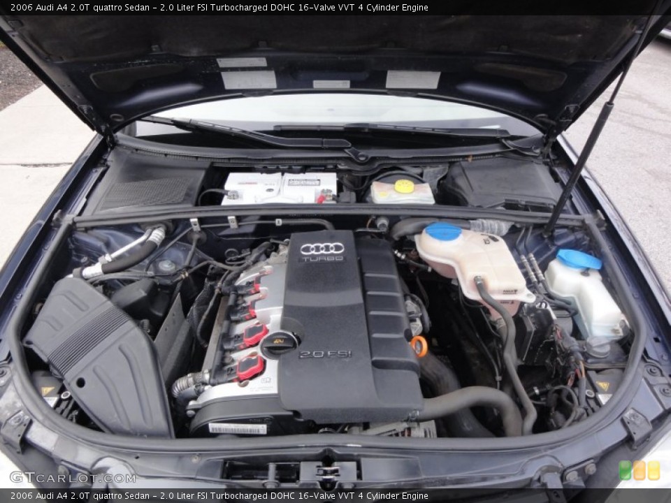 2.0 Liter FSI Turbocharged DOHC 16-Valve VVT 4 Cylinder Engine for the 2006 Audi A4 #61017517