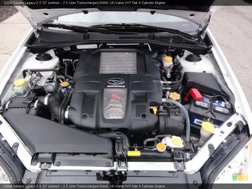2.5 Liter Turbocharged DOHC 16-Valve VVT Flat 4 Cylinder Engine for the 2009 Subaru Legacy #61017724
