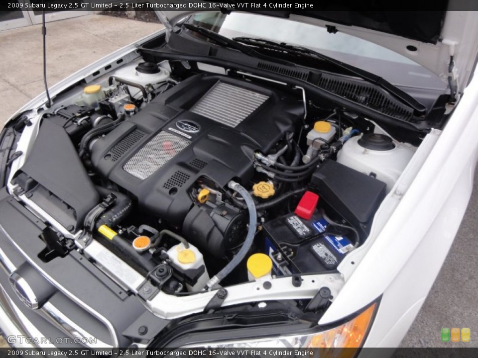 2.5 Liter Turbocharged DOHC 16-Valve VVT Flat 4 Cylinder Engine for the 2009 Subaru Legacy #61017730