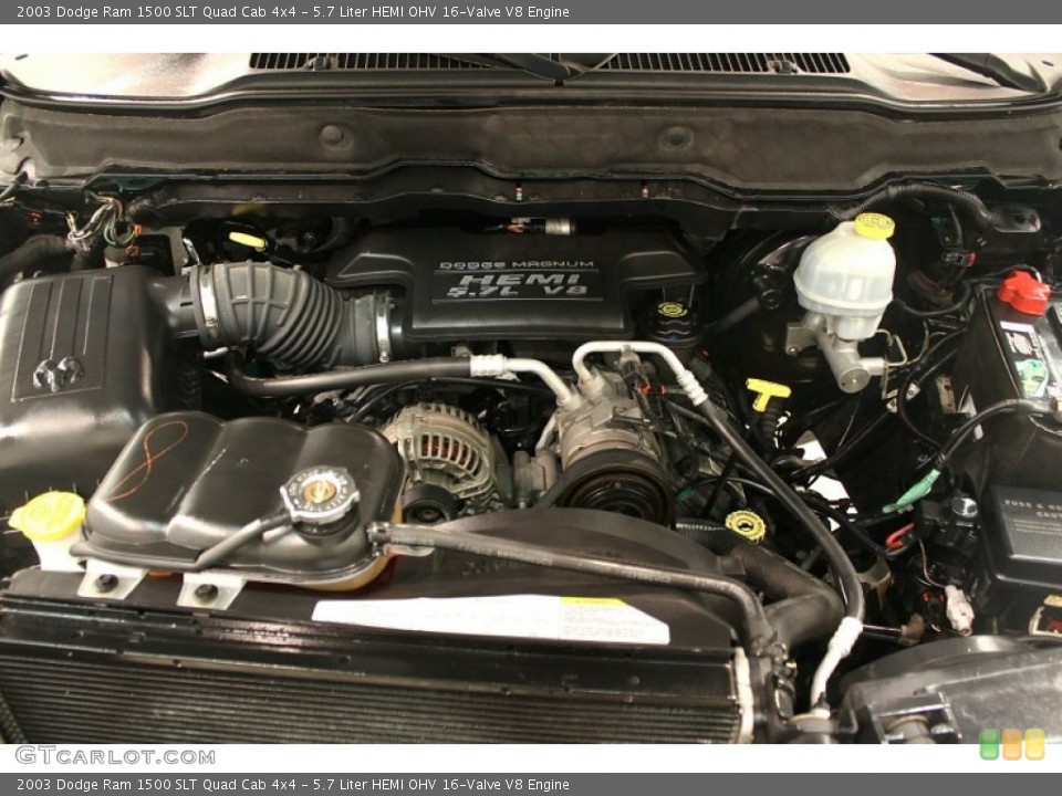 5.7 Liter HEMI OHV 16-Valve V8 Engine for the 2003 Dodge Ram 1500 #61022770