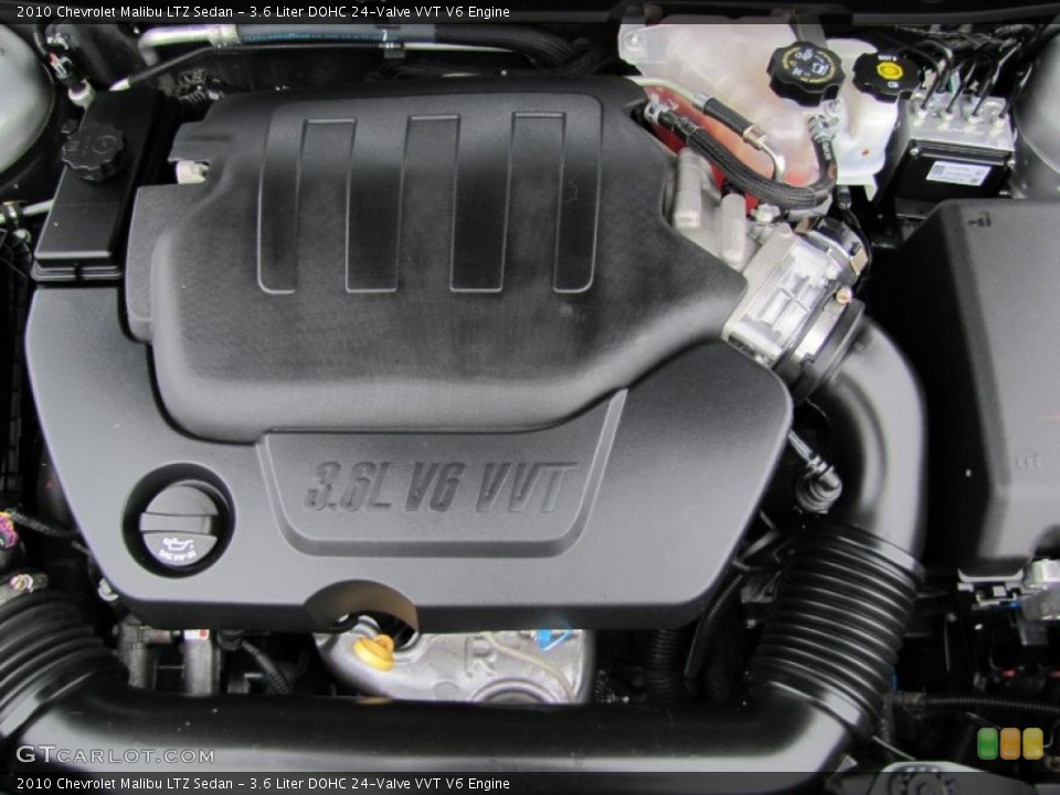3.6 Liter DOHC 24-Valve VVT V6 Engine for the 2010 Chevrolet Malibu #61031988