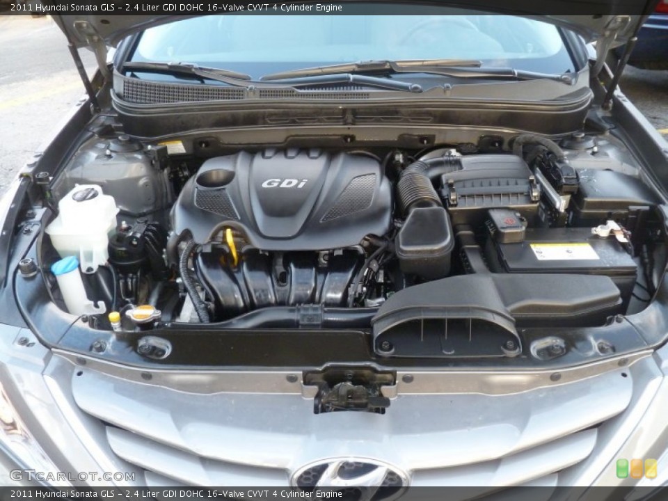 2.4 Liter GDI DOHC 16-Valve CVVT 4 Cylinder Engine for the 2011 Hyundai Sonata #61044892