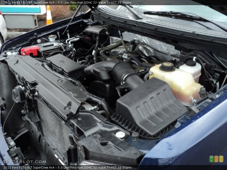 5.0 Liter Flex-Fuel DOHC 32-Valve Ti-VCT V8 Engine for the 2011 Ford F150 #61049854