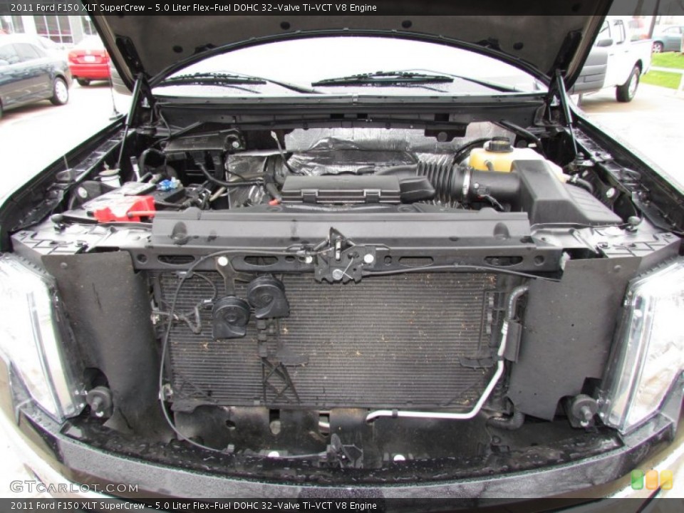 5.0 Liter Flex-Fuel DOHC 32-Valve Ti-VCT V8 Engine for the 2011 Ford F150 #61050705