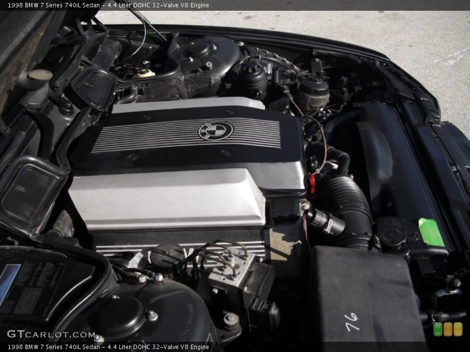4.4 Liter DOHC 32-Valve V8 Engine for the 1998 BMW 7 Series #61059520
