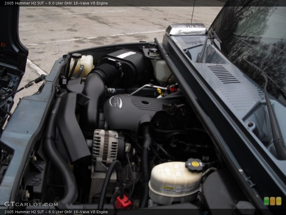 6.0 Liter OHV 16-Valve V8 Engine for the 2005 Hummer H2 #61059907