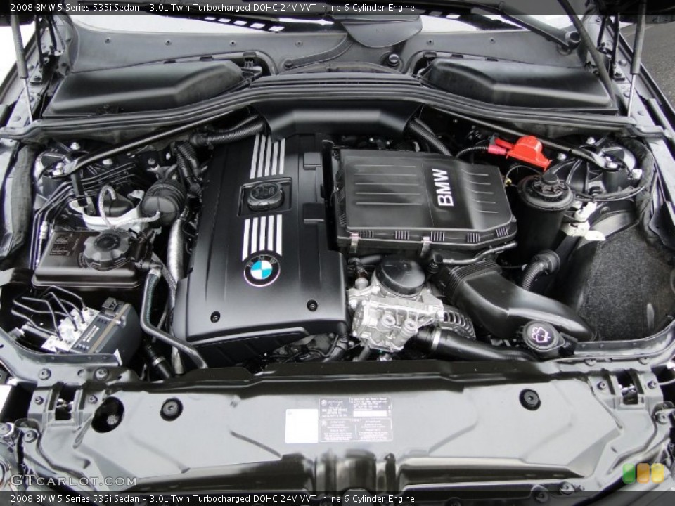 3.0L Twin Turbocharged DOHC 24V VVT Inline 6 Cylinder Engine for the 2008 BMW 5 Series #61062277