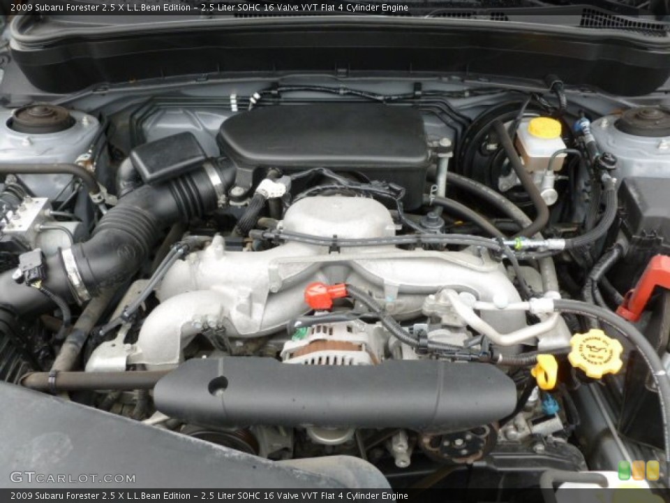2.5 Liter SOHC 16 Valve VVT Flat 4 Cylinder Engine for the 2009 Subaru Forester #61066816