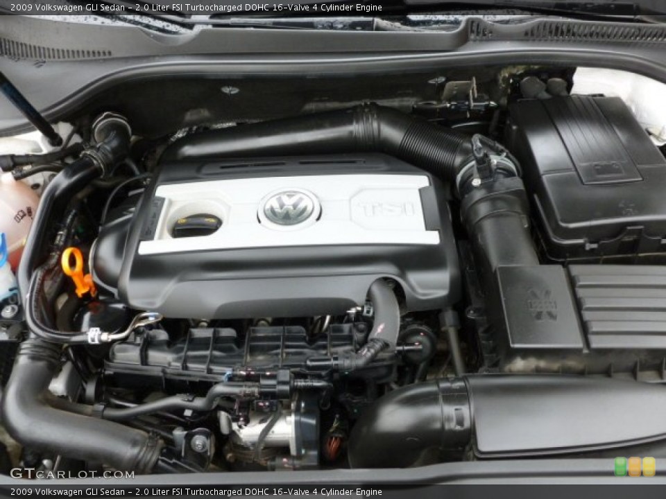 2.0 Liter FSI Turbocharged DOHC 16-Valve 4 Cylinder Engine for the 2009 Volkswagen GLI #61067239