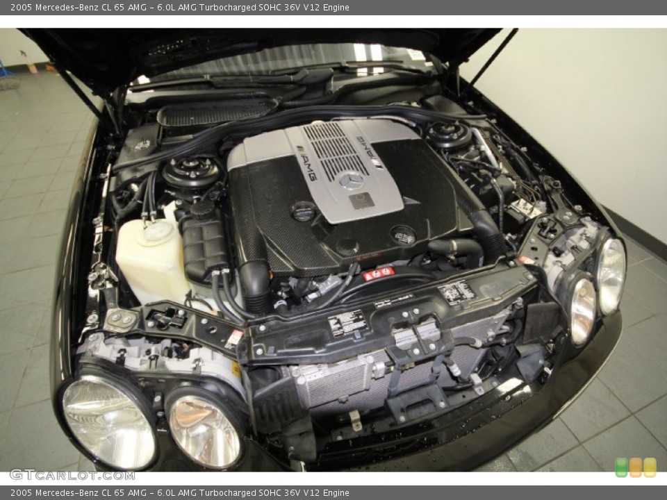 6.0L AMG Turbocharged SOHC 36V V12 Engine for the 2005 Mercedes-Benz CL #61081831