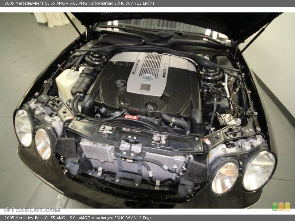 6.0L AMG Turbocharged SOHC 36V V12 Engine for the 2005 Mercedes-Benz CL #61081846