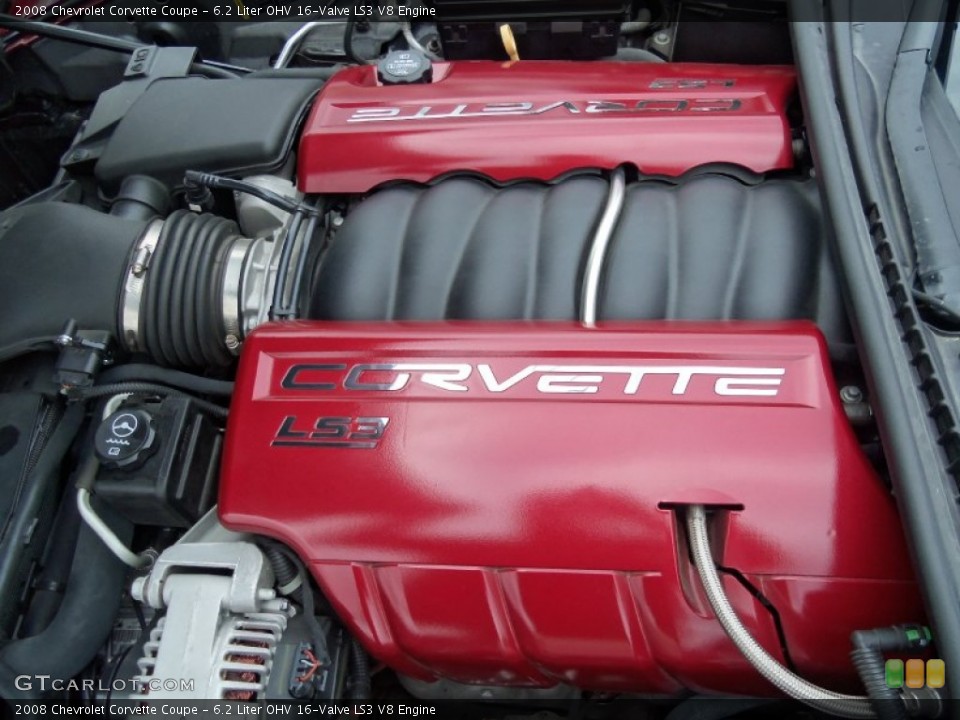 6.2 Liter OHV 16-Valve LS3 V8 Engine for the 2008 Chevrolet Corvette #61090093