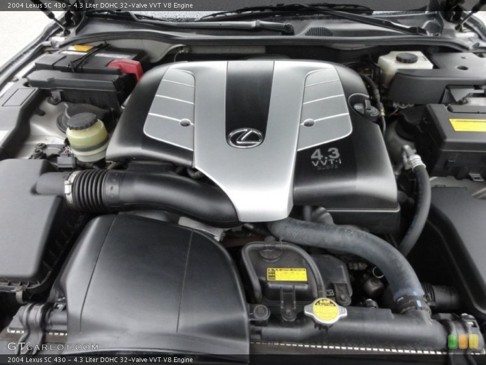 4.3 Liter DOHC 32-Valve VVT V8 Engine for the 2004 Lexus SC #61096354