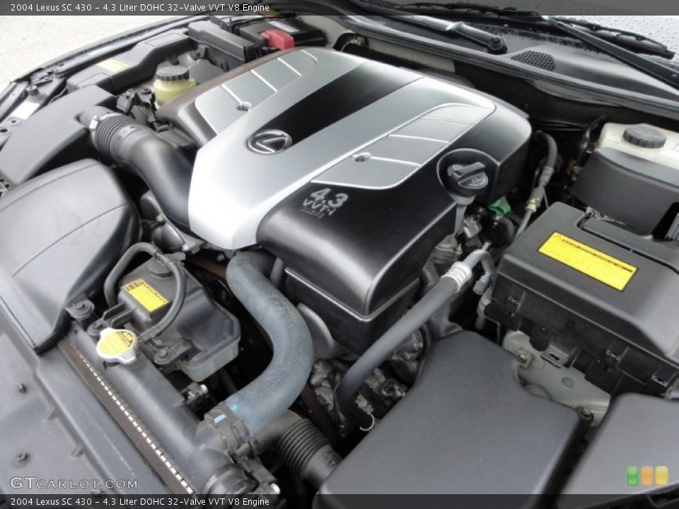 4.3 Liter DOHC 32-Valve VVT V8 Engine for the 2004 Lexus SC #61096364