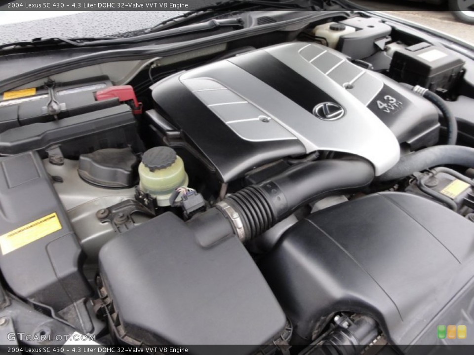 4.3 Liter DOHC 32-Valve VVT V8 Engine for the 2004 Lexus SC #61096376