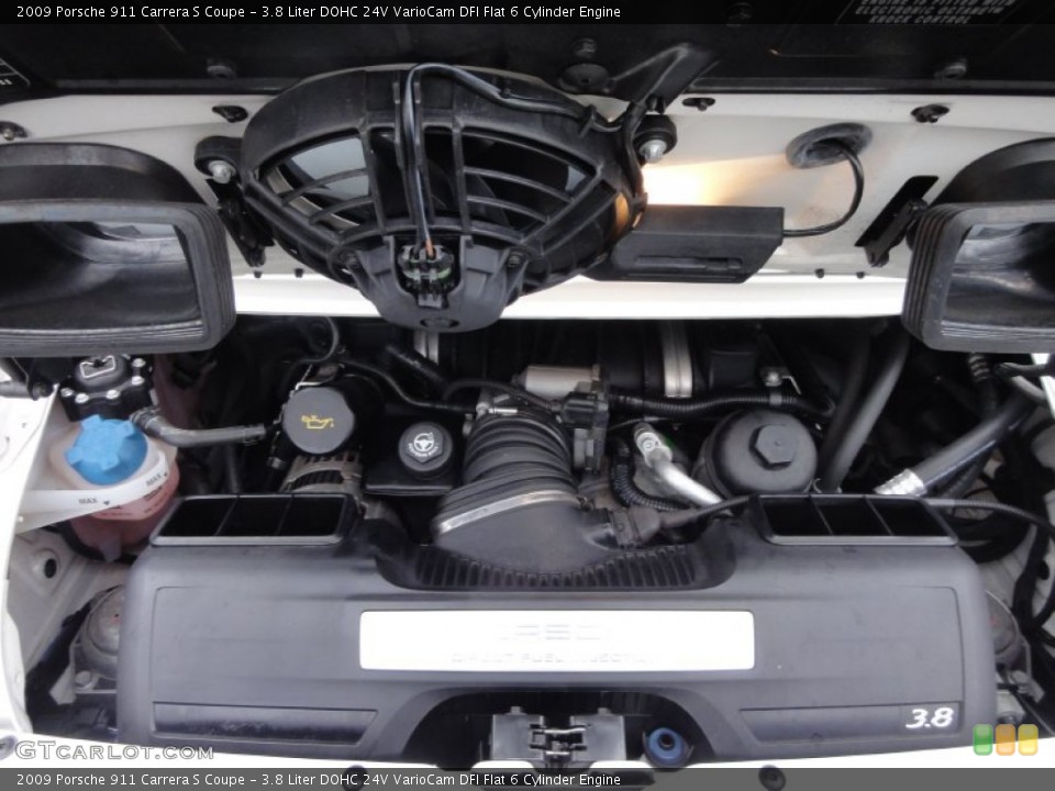 3.8 Liter DOHC 24V VarioCam DFI Flat 6 Cylinder Engine for the 2009 Porsche 911 #61097237