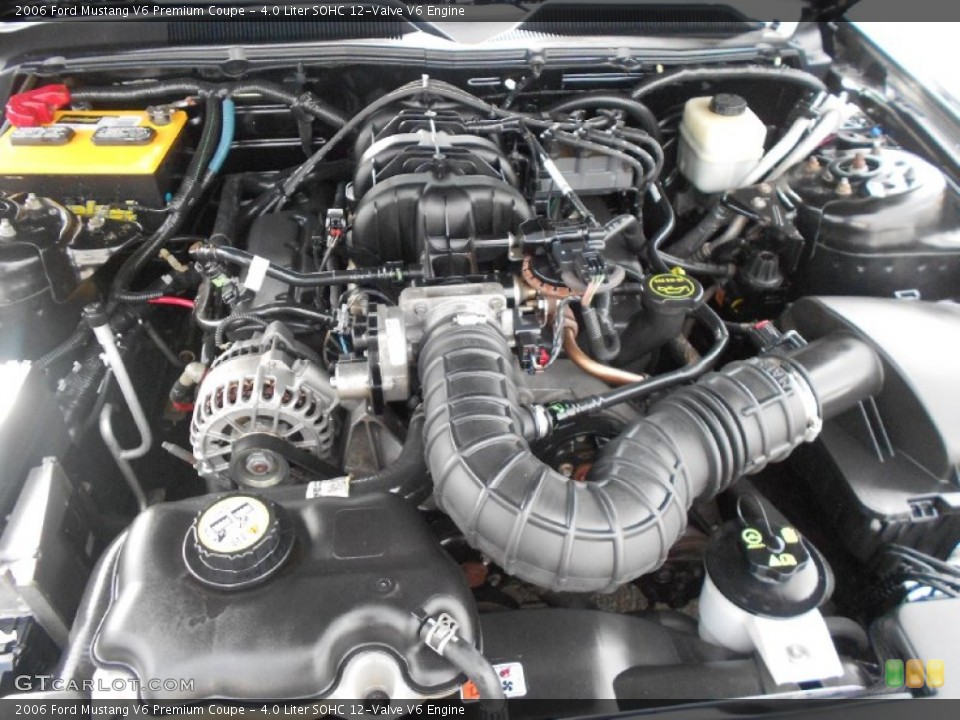 4.0 Liter SOHC 12-Valve V6 Engine for the 2006 Ford Mustang #61097781