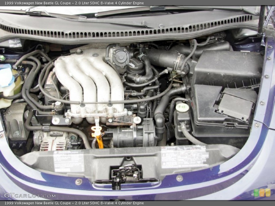 2.0 Liter SOHC 8-Valve 4 Cylinder Engine for the 1999 Volkswagen New Beetle #61102973