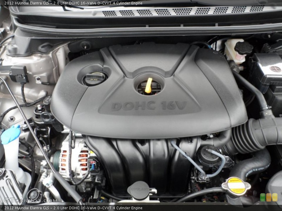 2.0 Liter DOHC 16-Valve D-CVVT 4 Cylinder Engine for the 2012 Hyundai Elantra #61104268