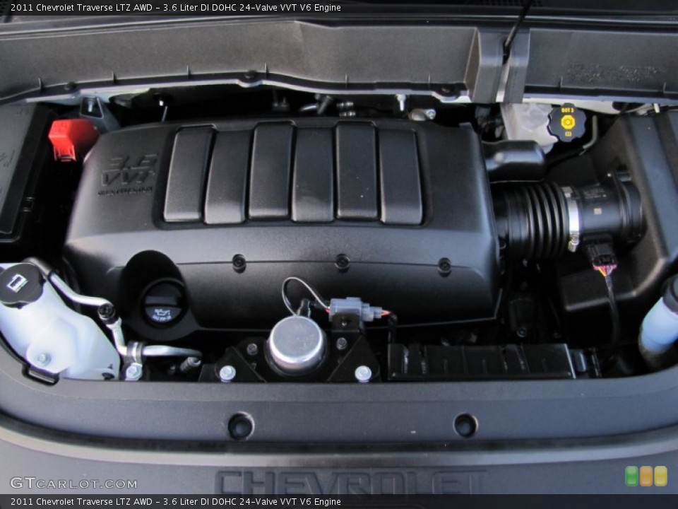 3.6 Liter DI DOHC 24-Valve VVT V6 Engine for the 2011 Chevrolet Traverse #61111825